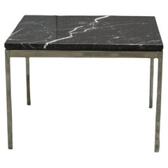 Knoll Black Marble Square Coffee Table