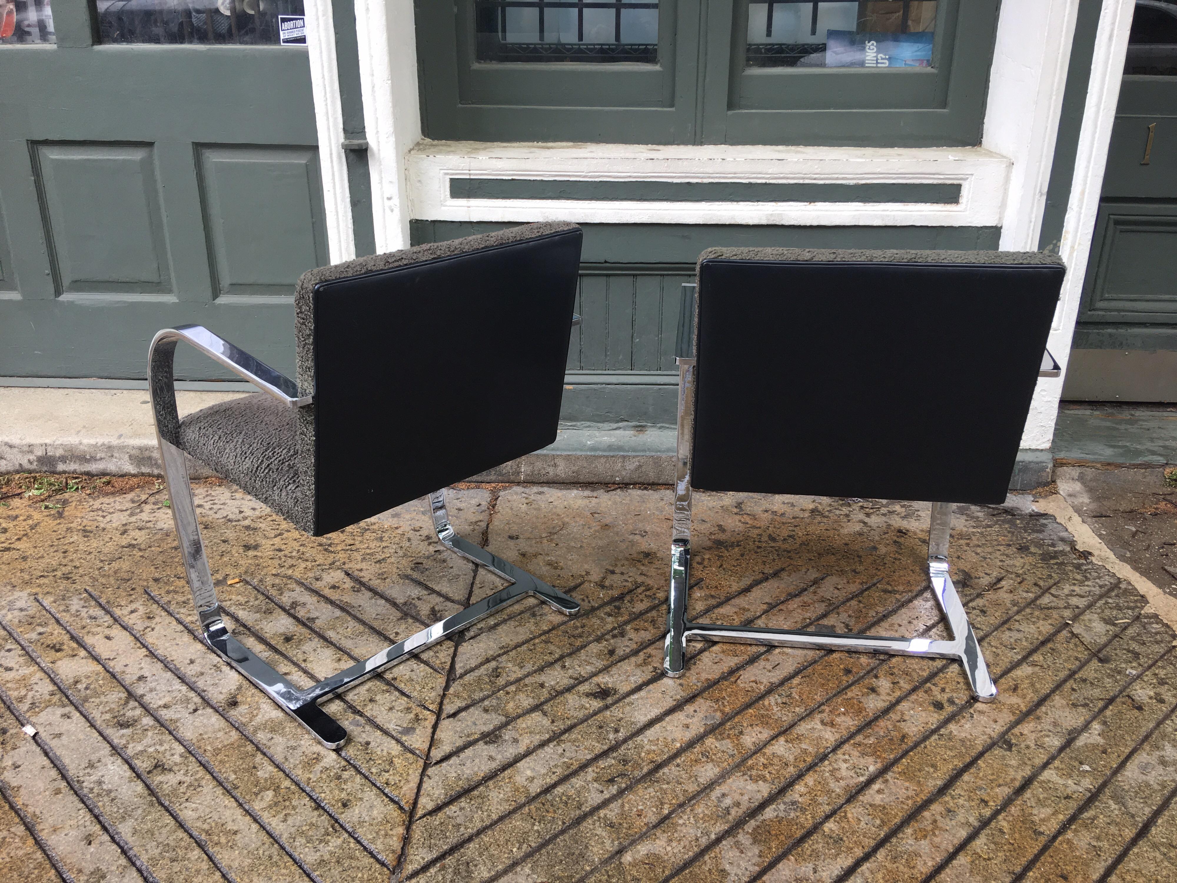 Mid-Century Modern Knoll Brno Chairs by Mies Van der Rohe