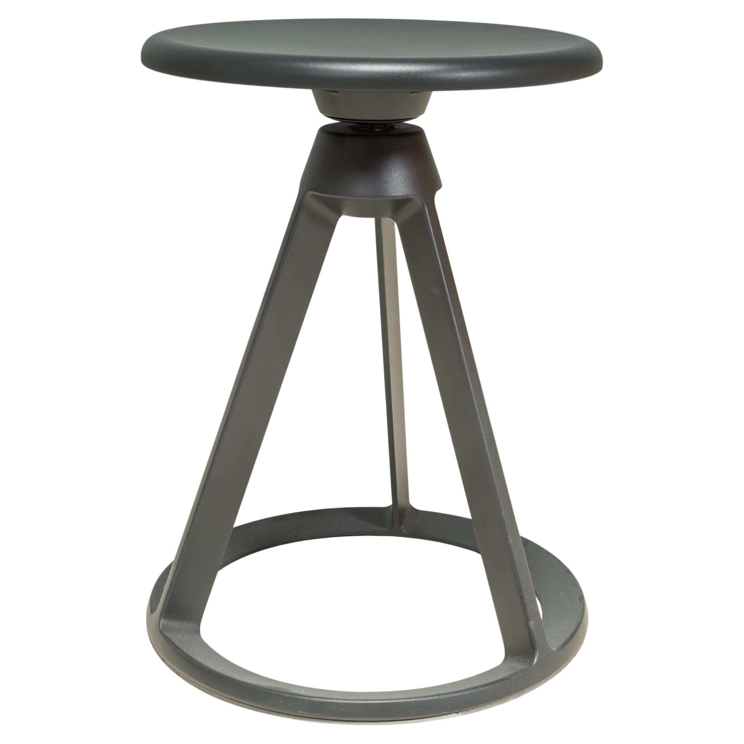 Knoll by Edward Barber & Jay Osgerby Black Piton Swivel Stool