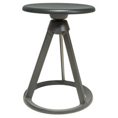 Knoll by Edward Barber & Jay Osgerby Black Piton Swivel Stool