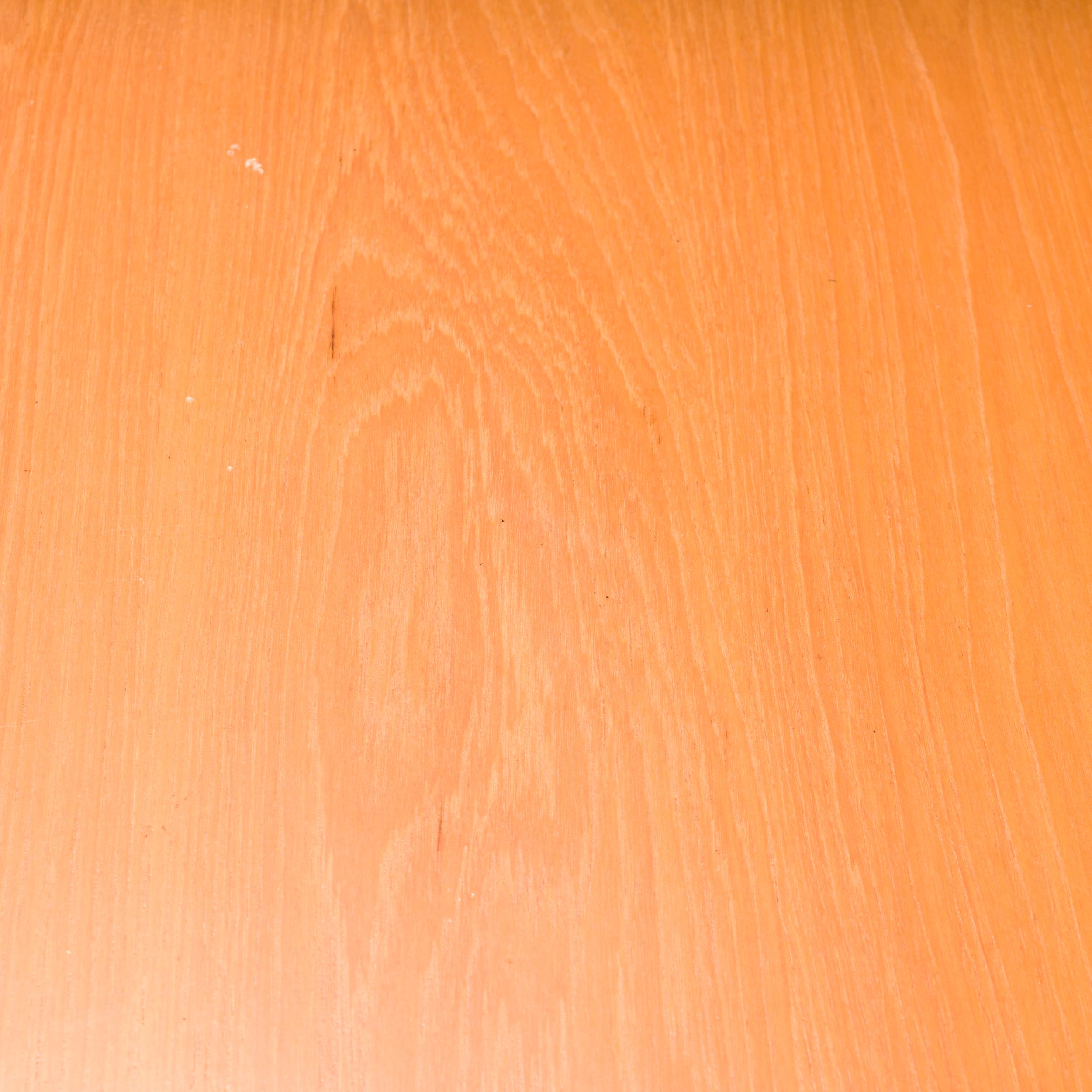 Knoll by Eero Saarinen Oak Wooden Oval Pedestal Dining Table 5