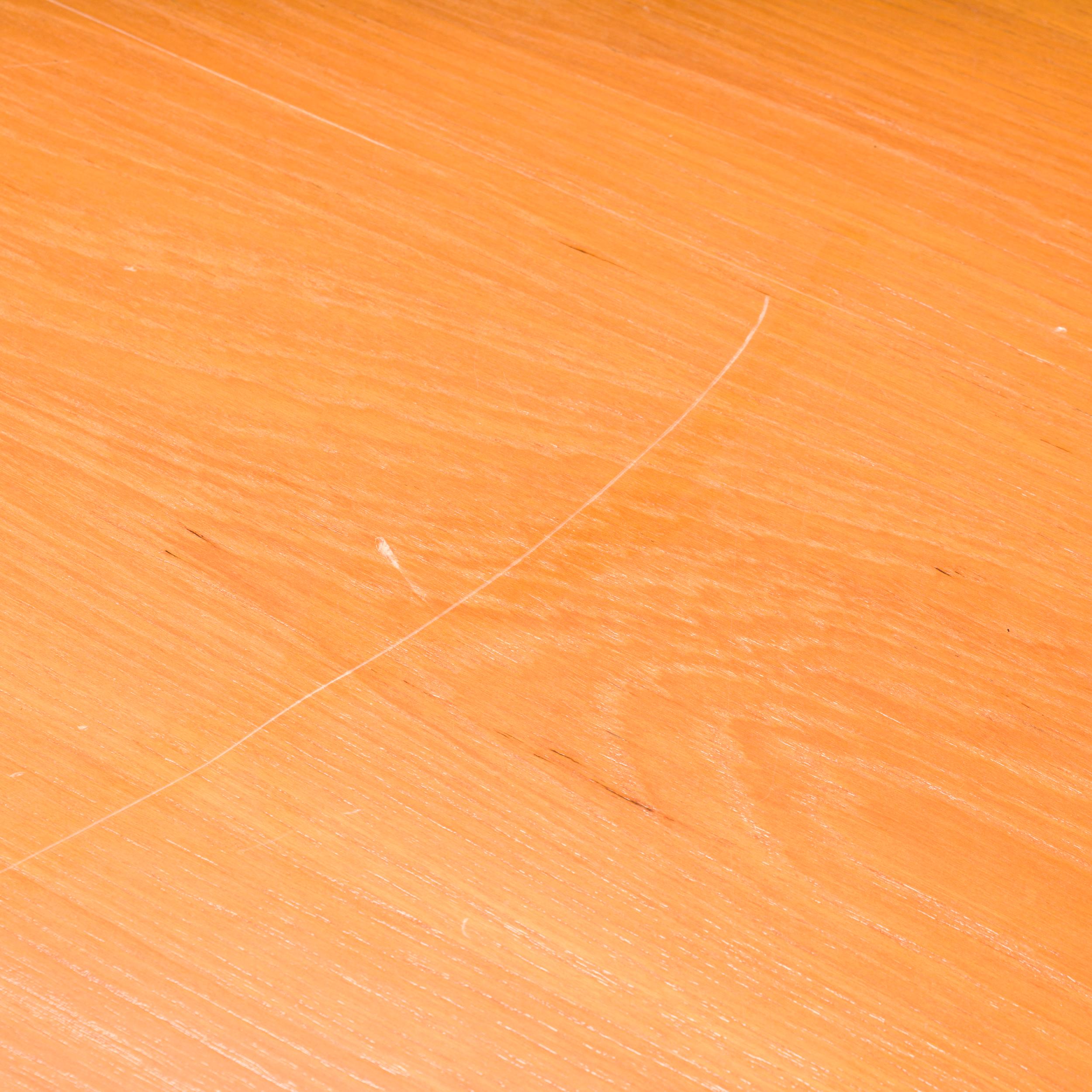 Knoll by Eero Saarinen Oak Wooden Oval Pedestal Dining Table 3