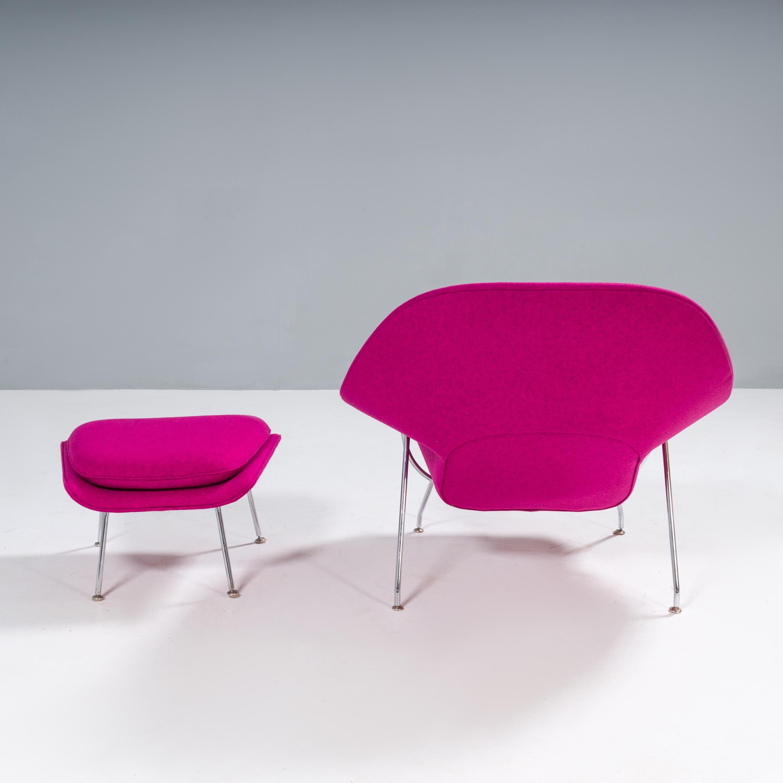 purple footstool