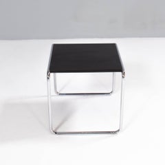 Knoll by Marcel Breuer Schwarzer Laccio-Beistelltisch, 2er-Set
