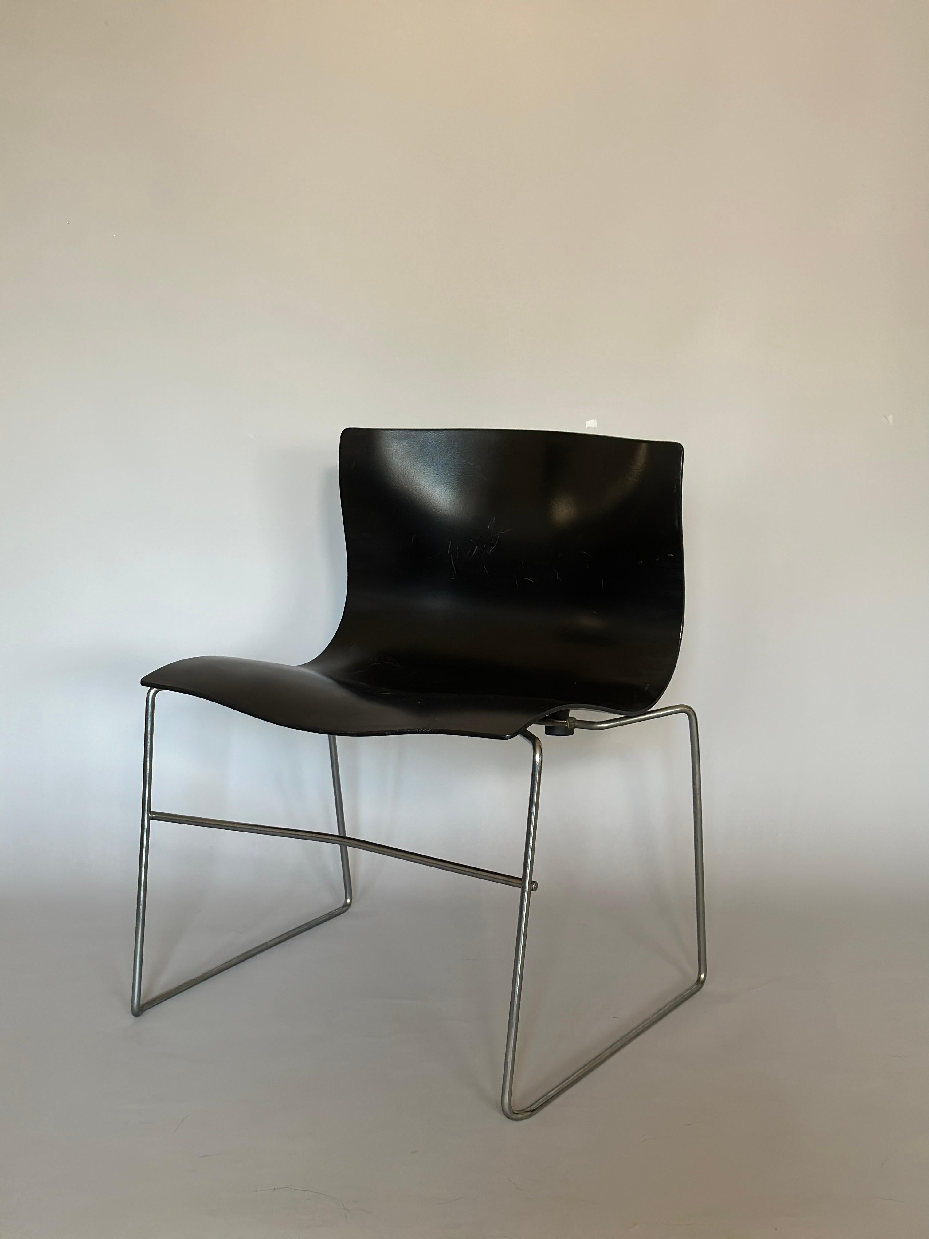 Knoll chairs by Massimo Vagnelli 1985 In Good Condition For Sale In Čelinac, BA