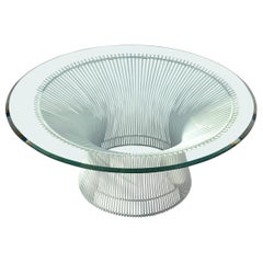 Knoll Glass Top Coffee Table