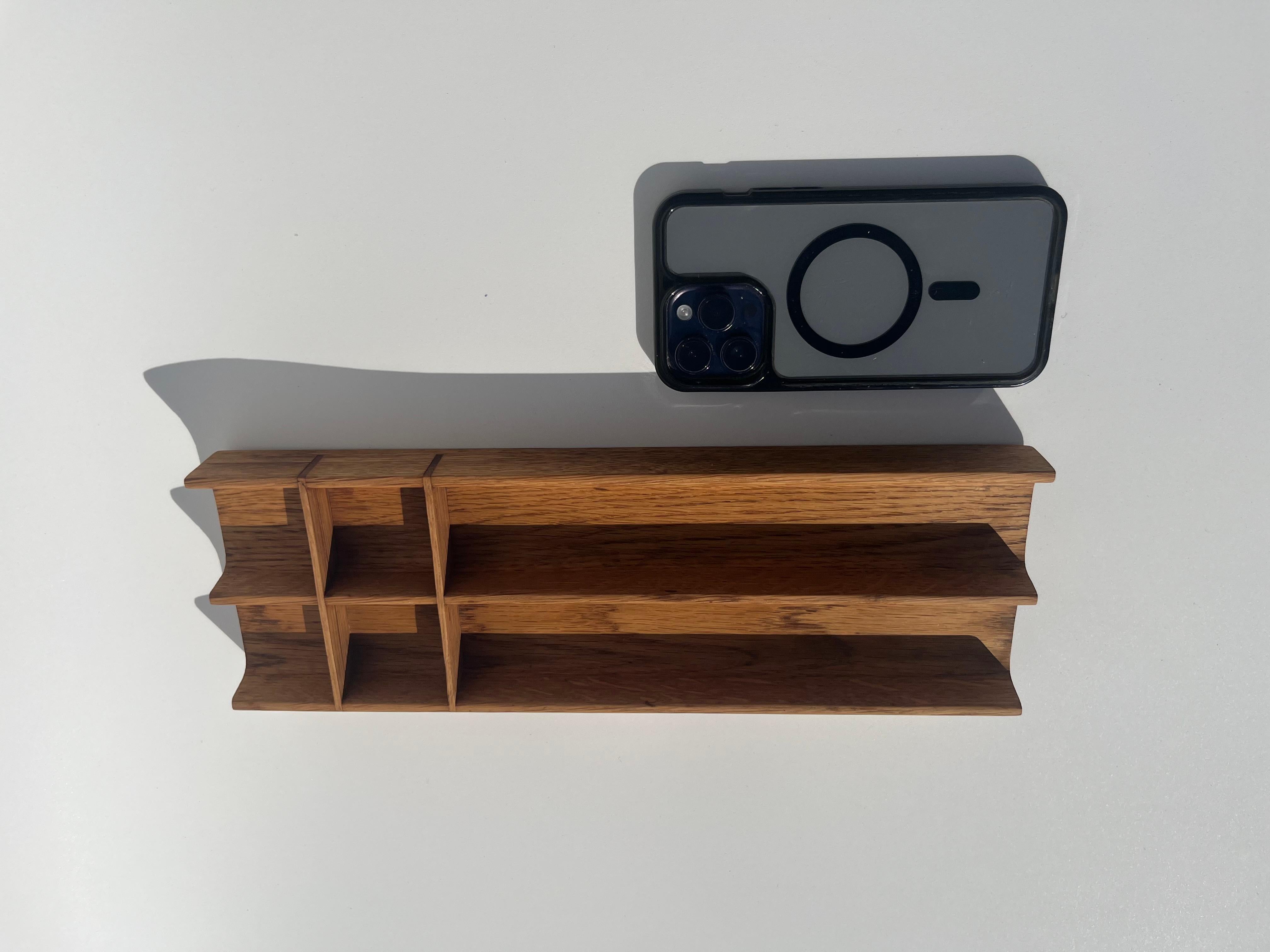 Mid-Century Modern Organiseur de bureau Knoll chêne en vente