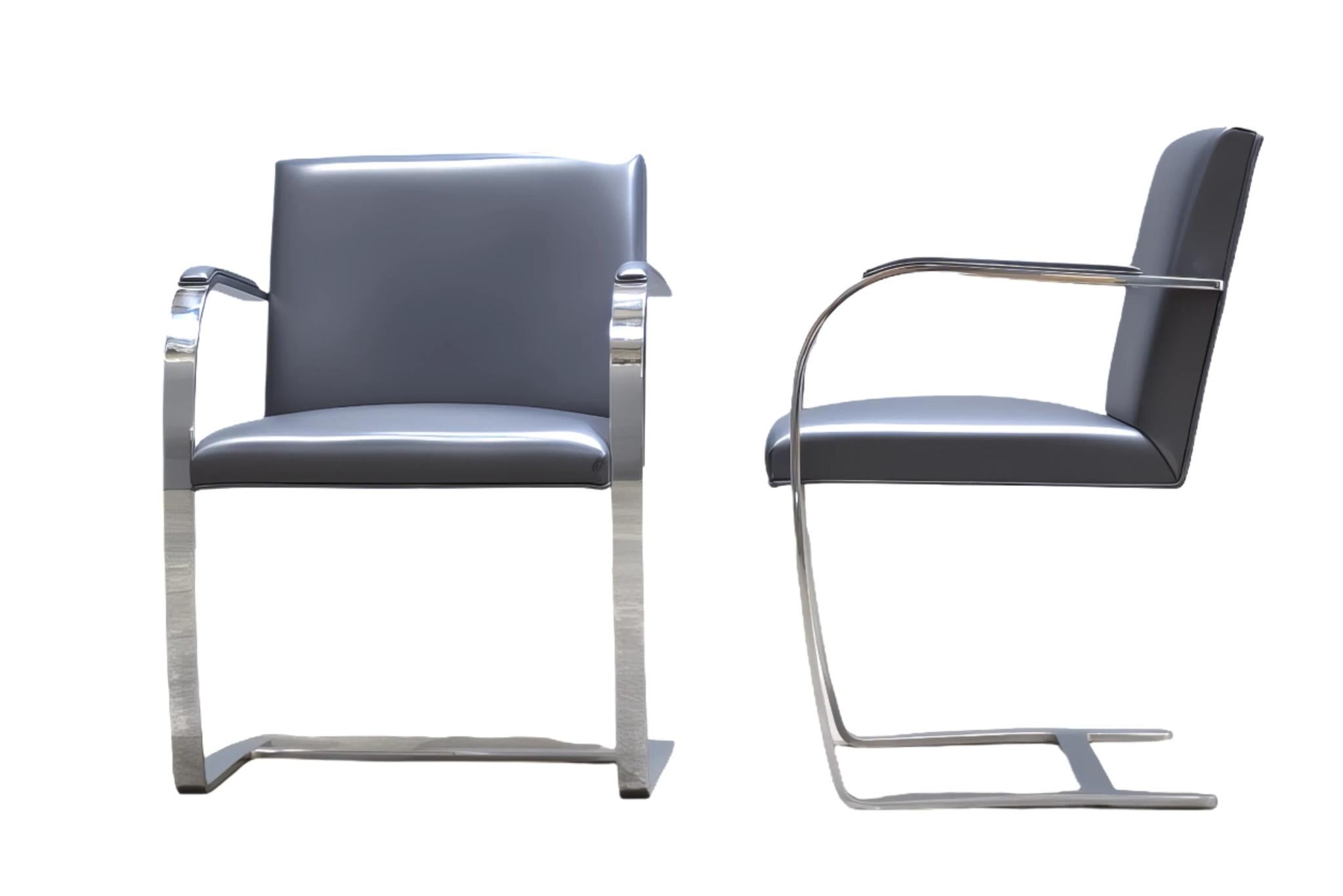 Contemporary Knoll Dining Chair by Ludwig Mies van der Rohe For Sale