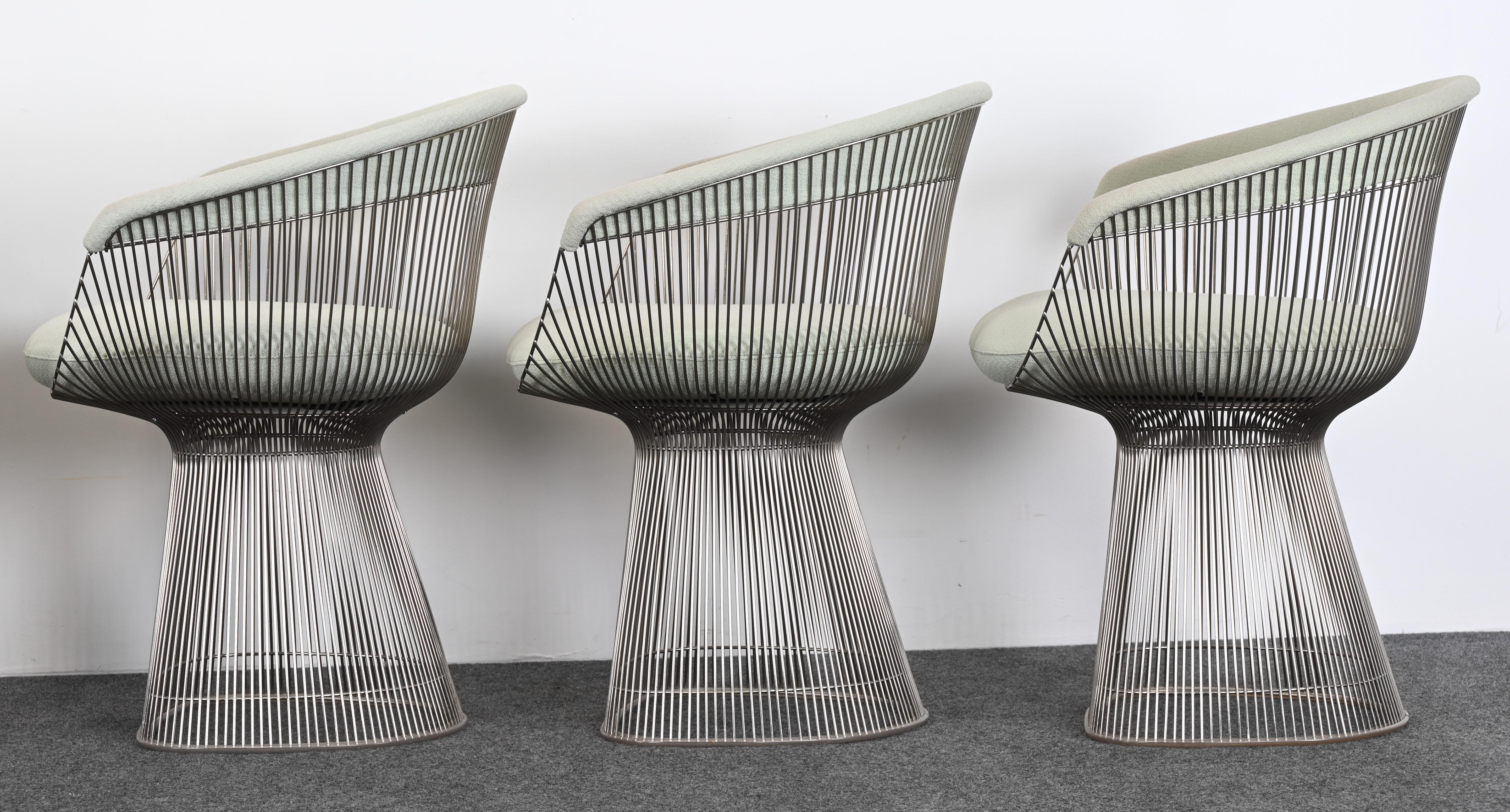 Set of Six Dining Chairs Designed by Warren Platner for Knoll, 20th Century For Sale 3