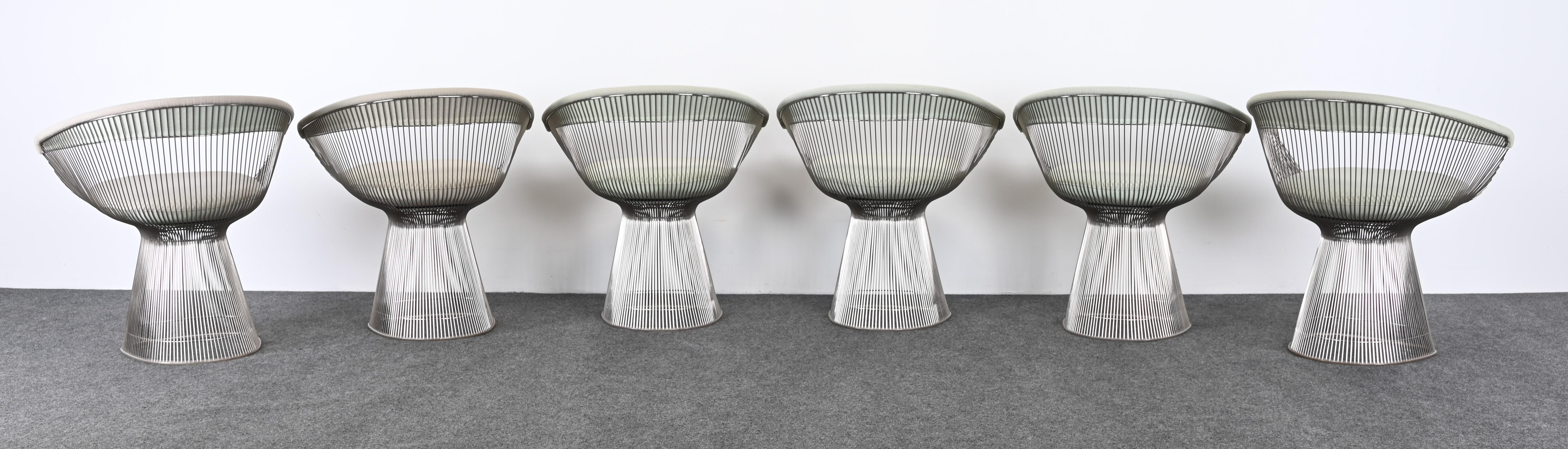 Ensemble de six chaises de salle à manger Design/One pour Knoll, 20 CENTURY DESIGN en vente 3