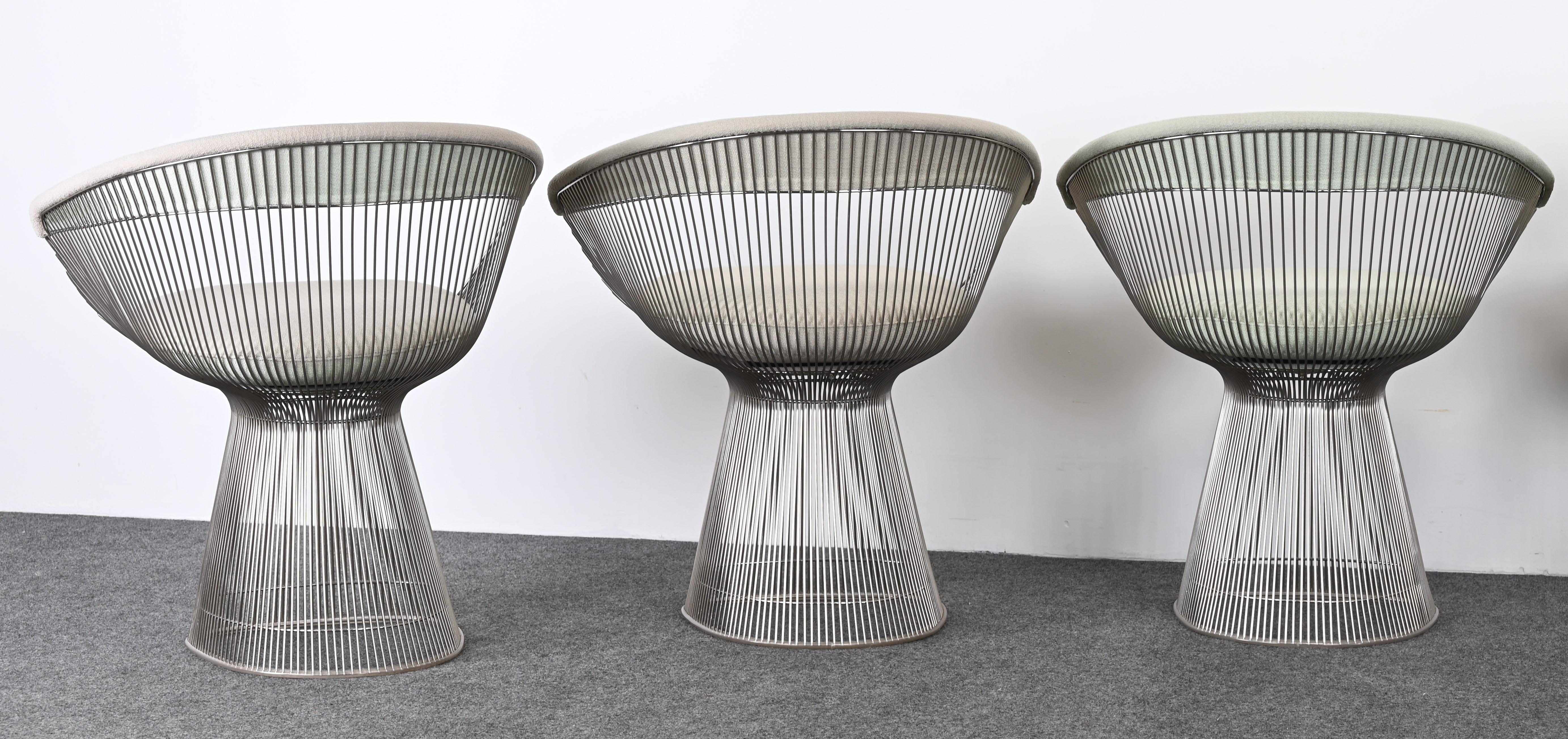 Set of Six Dining Chairs Designed by Warren Platner for Knoll, 20th Century For Sale 5