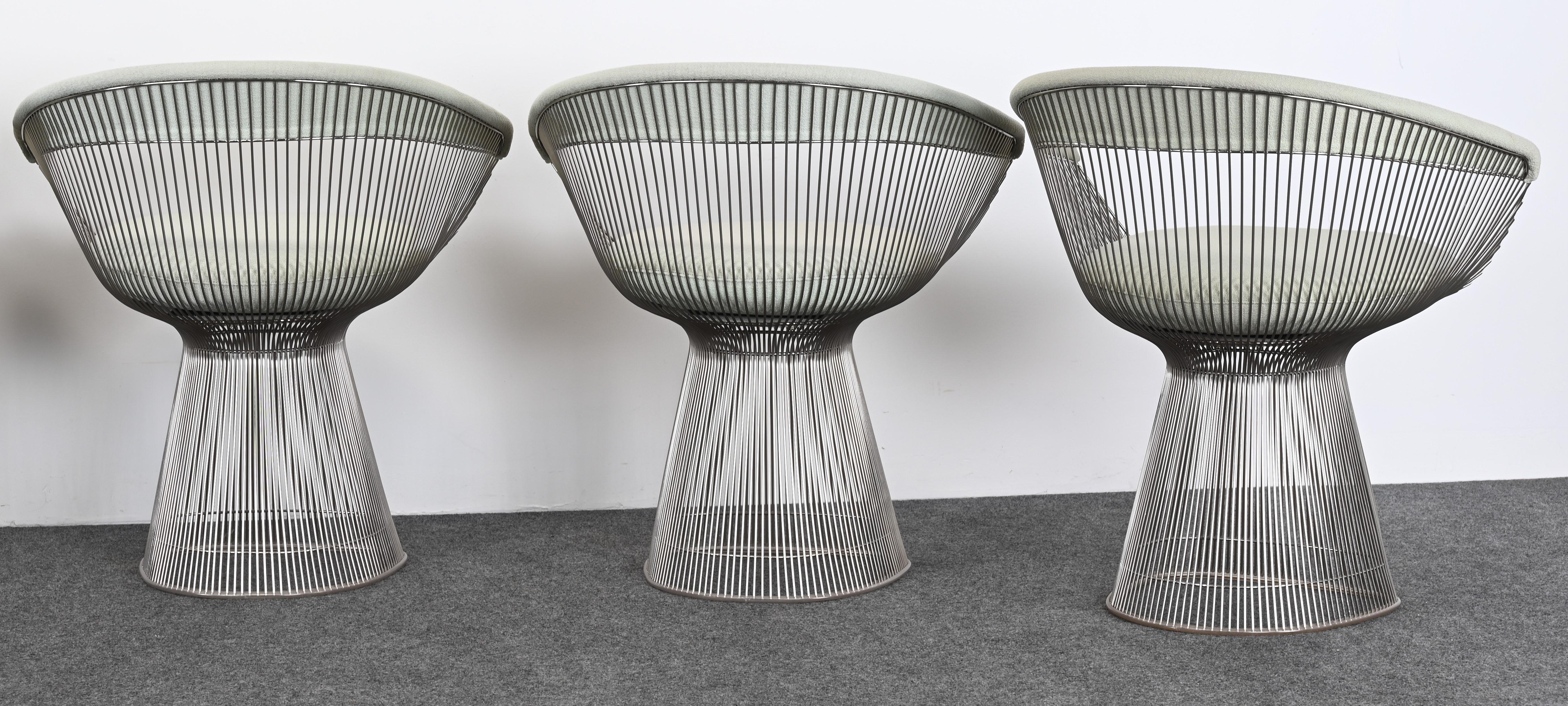 Set of Six Dining Chairs Designed by Warren Platner for Knoll, 20th Century For Sale 6
