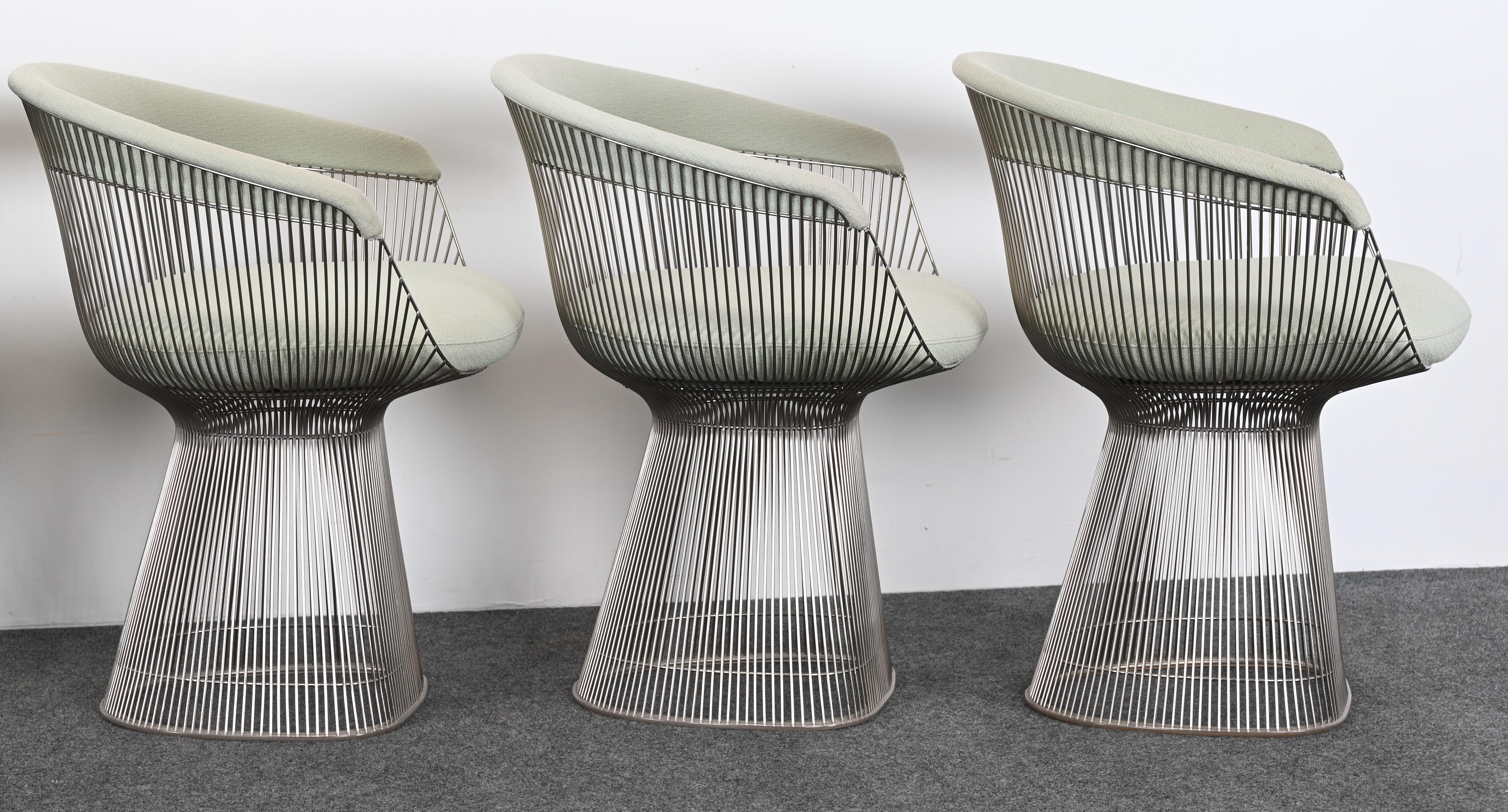 Set of Six Dining Chairs Designed by Warren Platner for Knoll, 20th Century For Sale 9