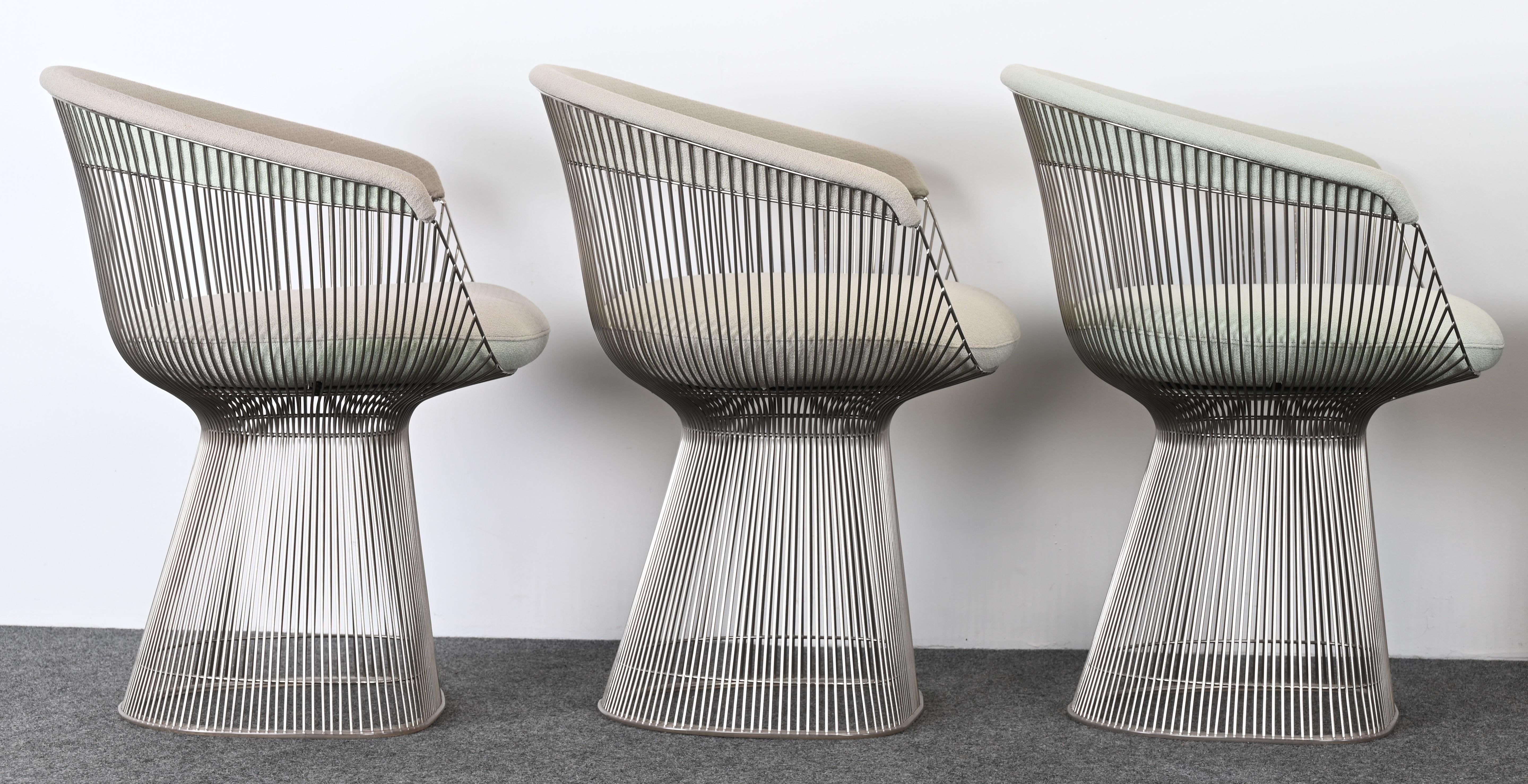 Set of Six Dining Chairs Designed by Warren Platner for Knoll, 20th Century For Sale 2