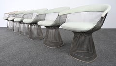 Set of Six Dining Chairs Designed by Warren Platner for Knoll, 20th Century
