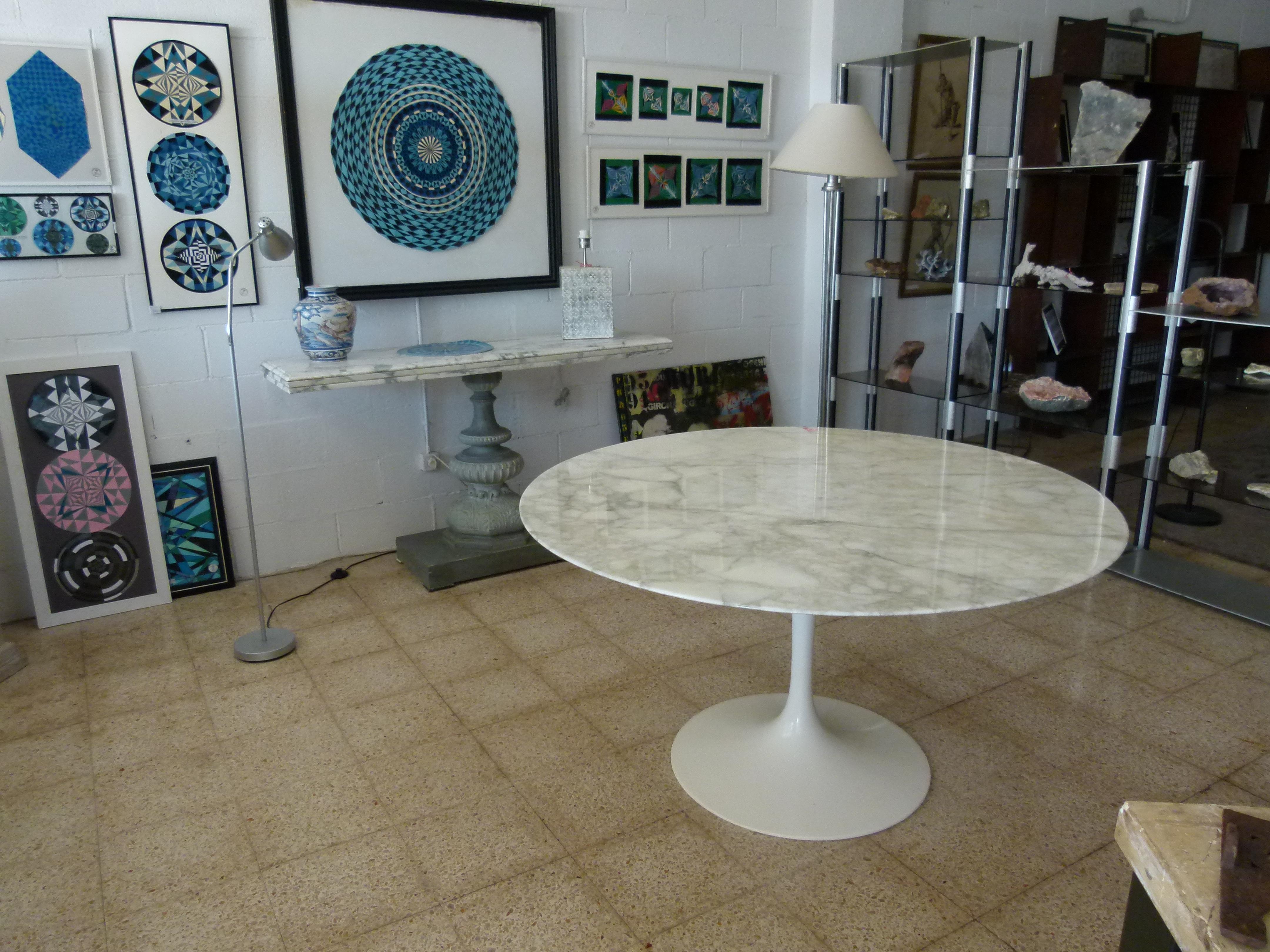 20th Century Knoll Dining Table, Round