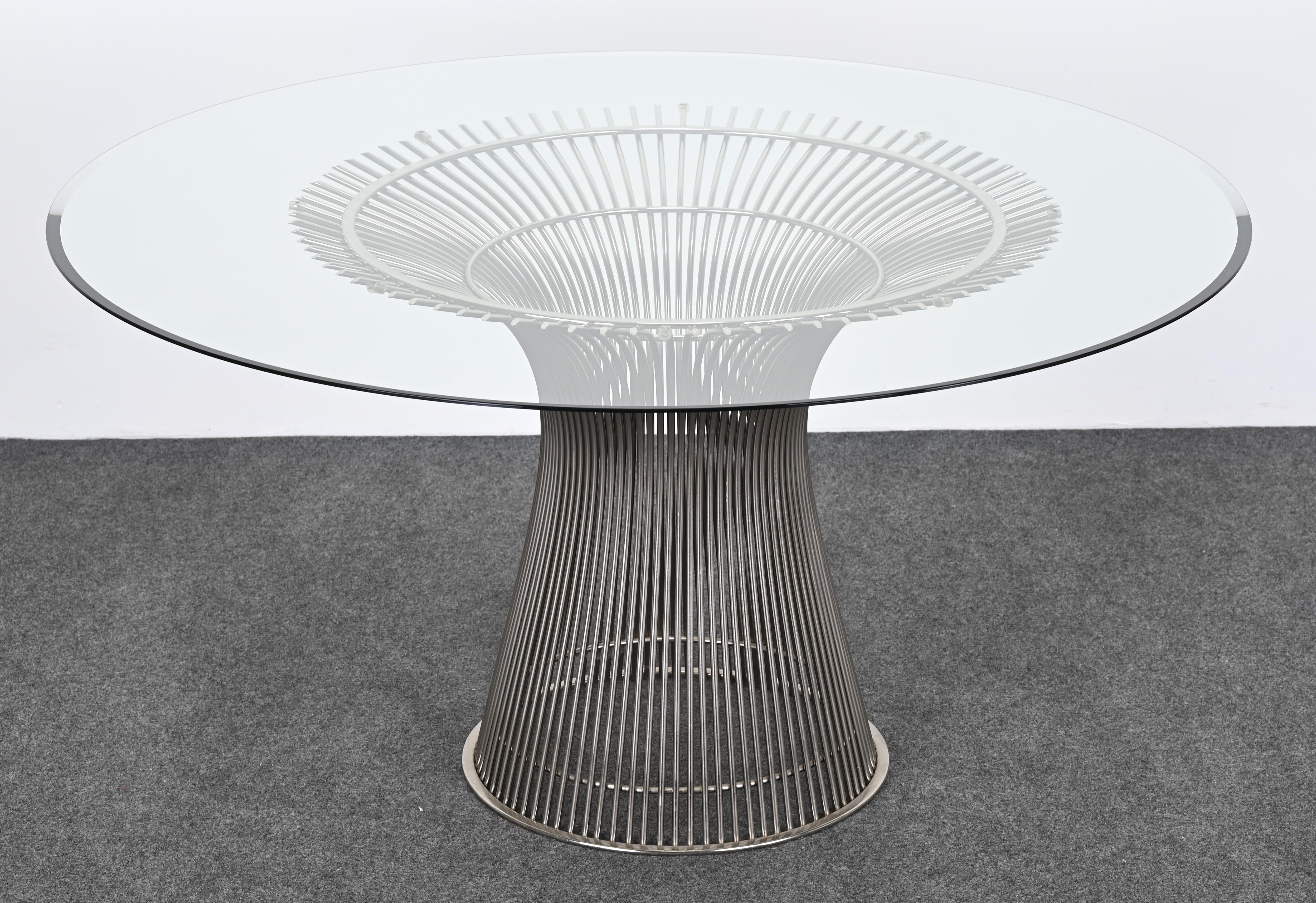 Mid-Century Modern Knoll Dining Table Designed by Warren Platner, 20th Century For Sale