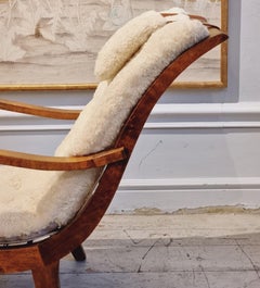 Wilhelm Knoll, easy chair, reupholstered, 1930s / Art Deco