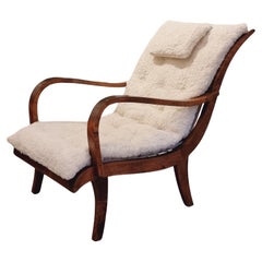 Wilhelm Knoll, easy chair, reupholstered, 1930s / Art Deco