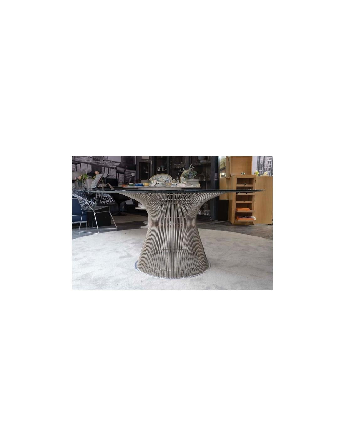 Lucidato KNOLL Edizioni &Waren PLATNERtable Ø 152 cm in vendita
