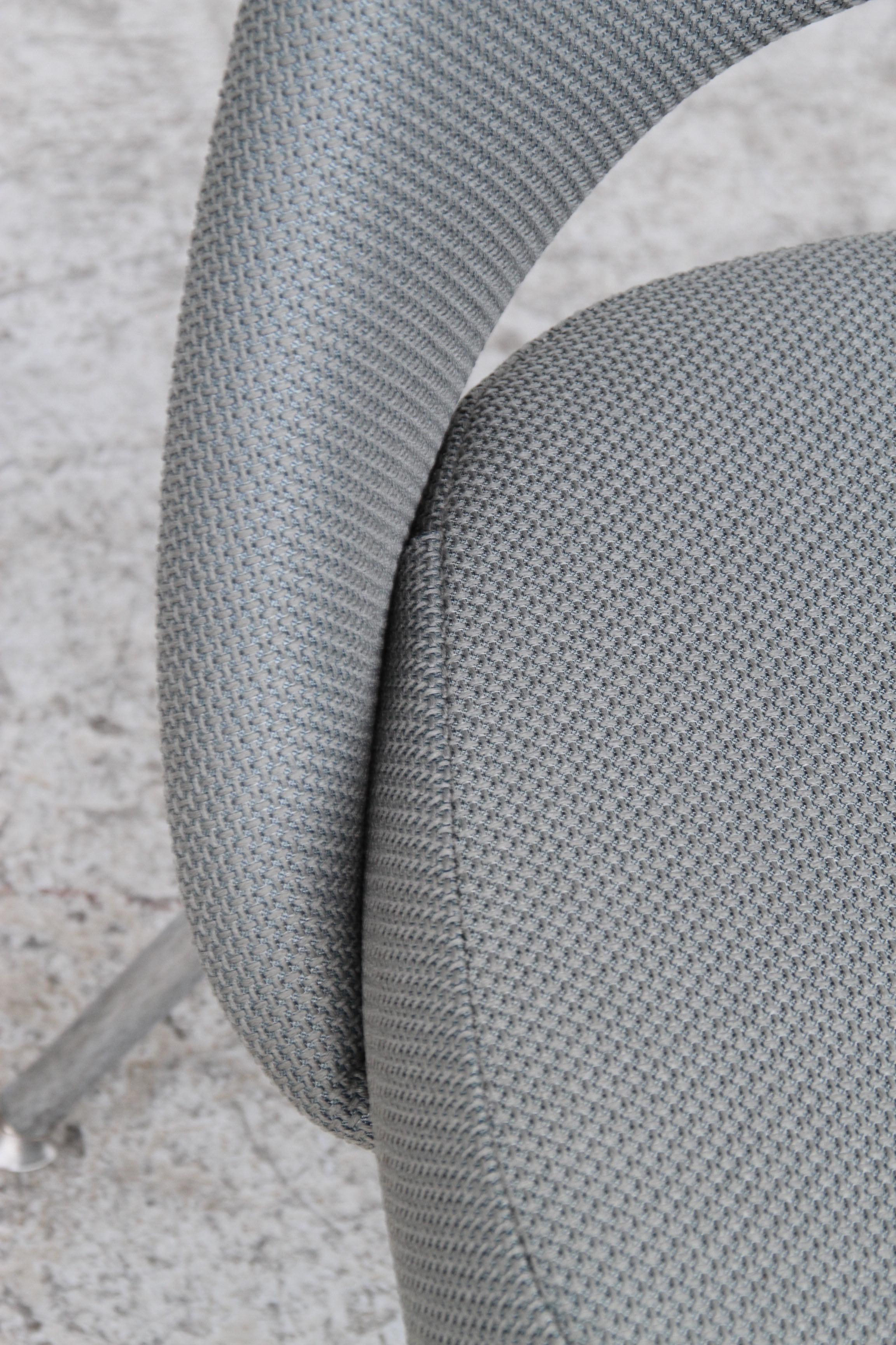 Sillas auxiliares de dirección Knoll Eero Saarinen 72CC (juego de 4) Cromo en venta