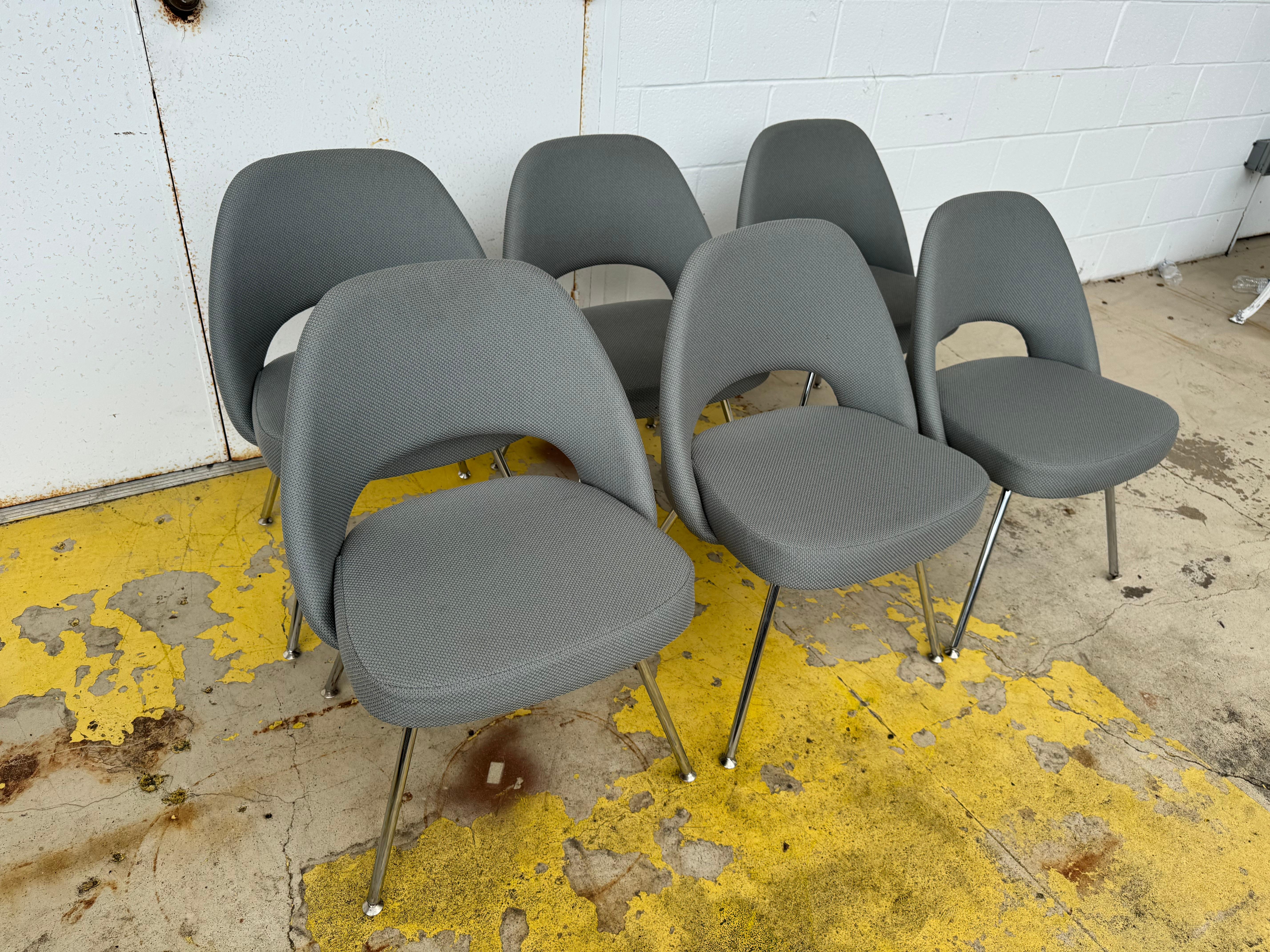 Knoll Eero Saarinen 72CC Executive Side Chairs (ensemble de 6) en vente 1