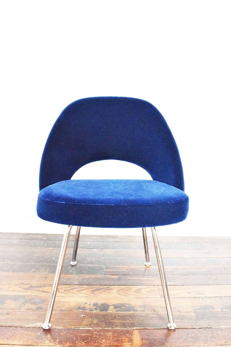Knoll Eero Saarinen Armless Executive Chair 8 Available in Mohair For