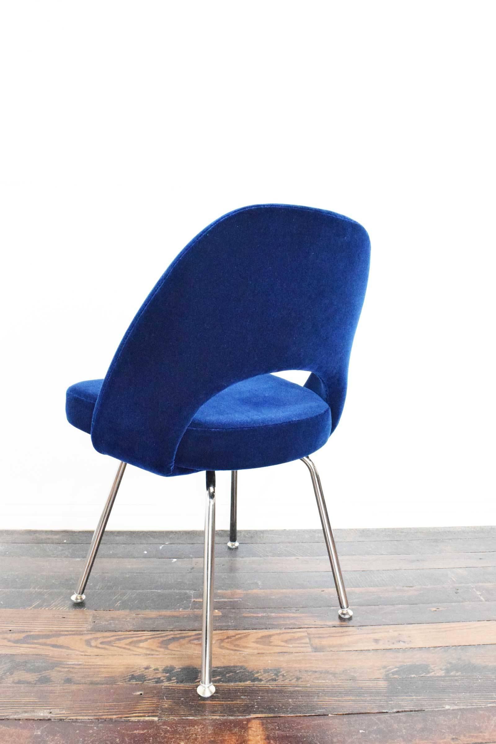 Metal Knoll Eero Saarinen Armless Executive Chair  - 5 Available in Mohair