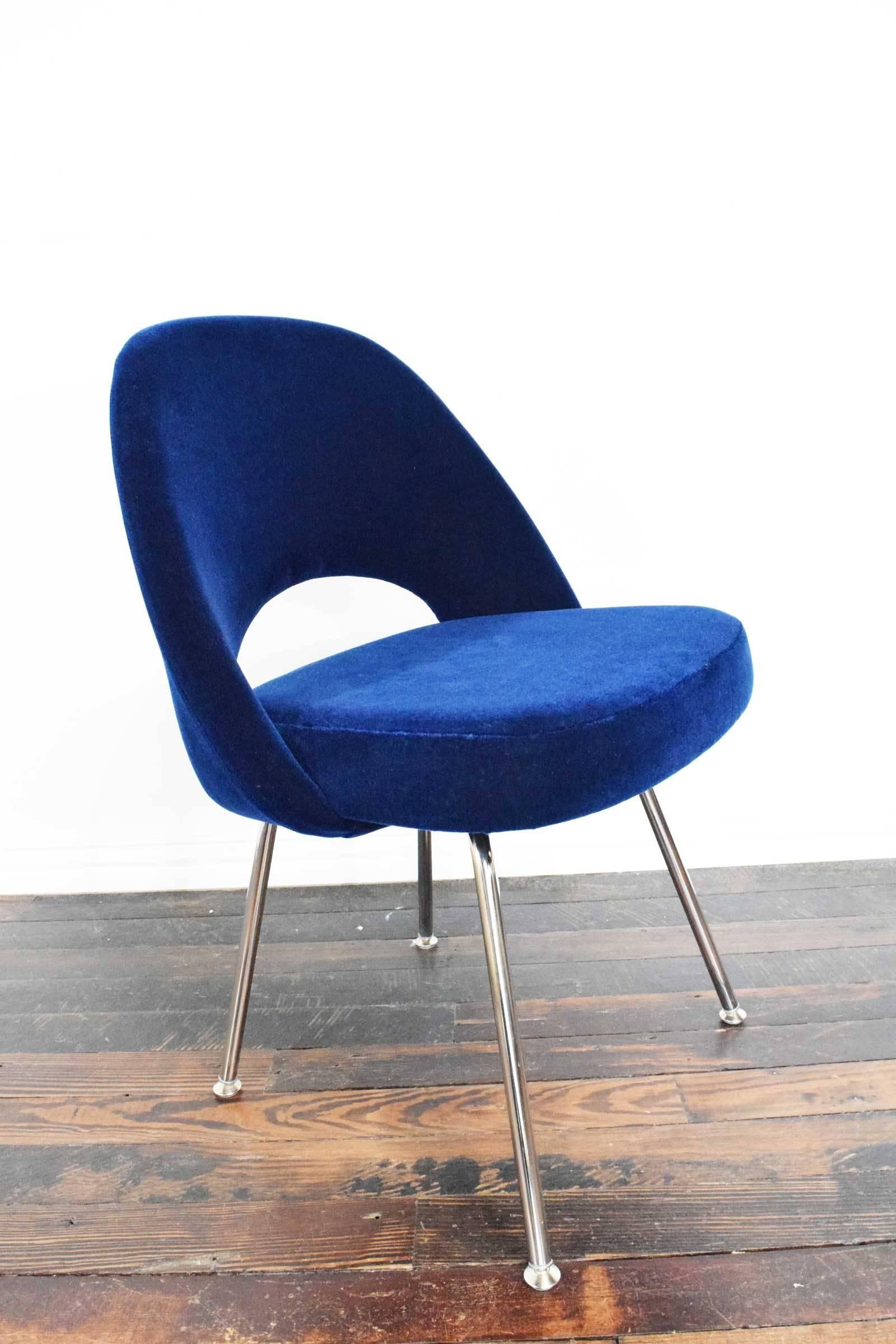 20th Century Knoll Eero Saarinen Armless Executive Chair, 5 Available in Mohair