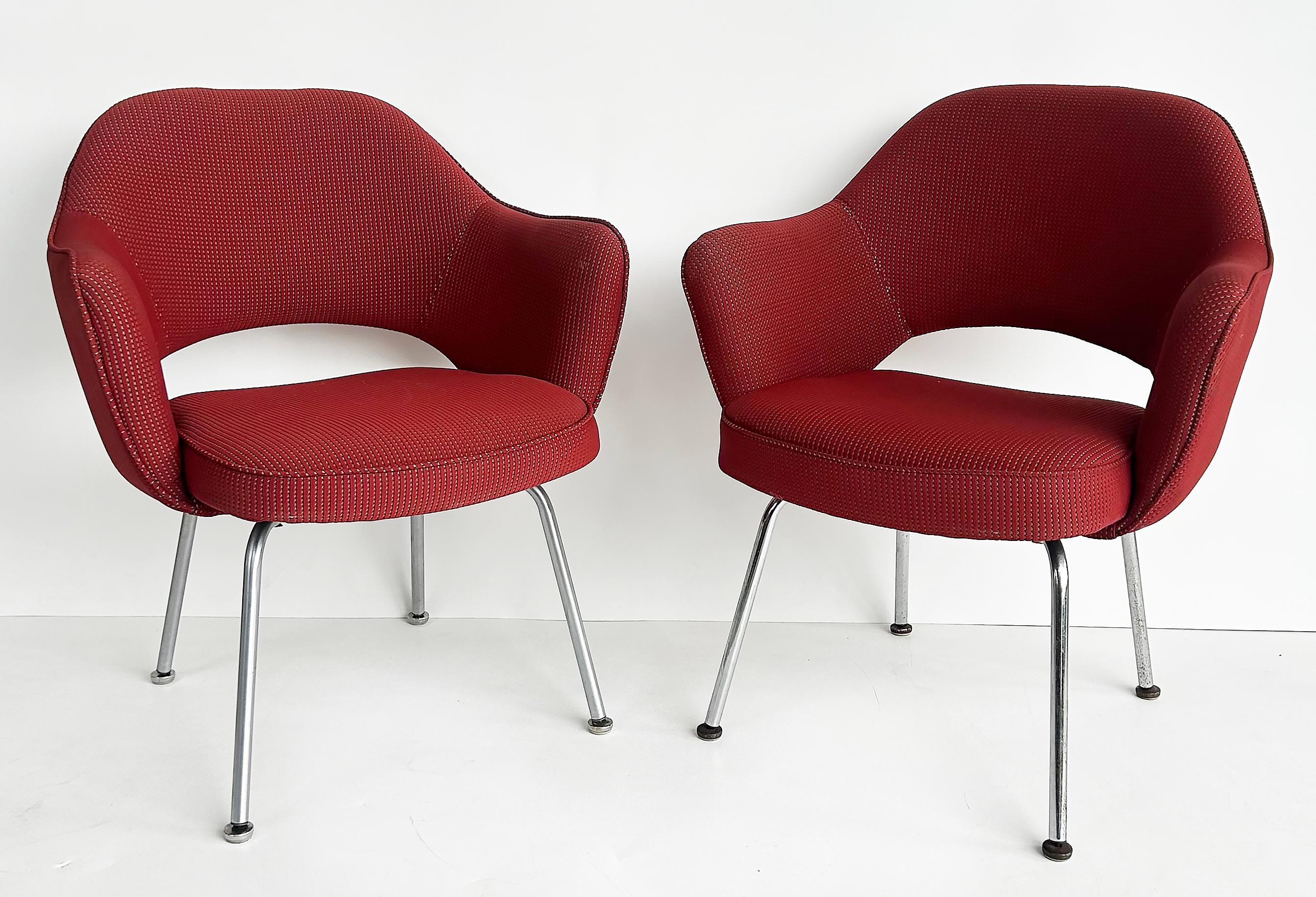 Knoll Eero Saarinen Executive Armchair #71 From Seagram Bldg., N.Y.C., Set of 4 For Sale 5