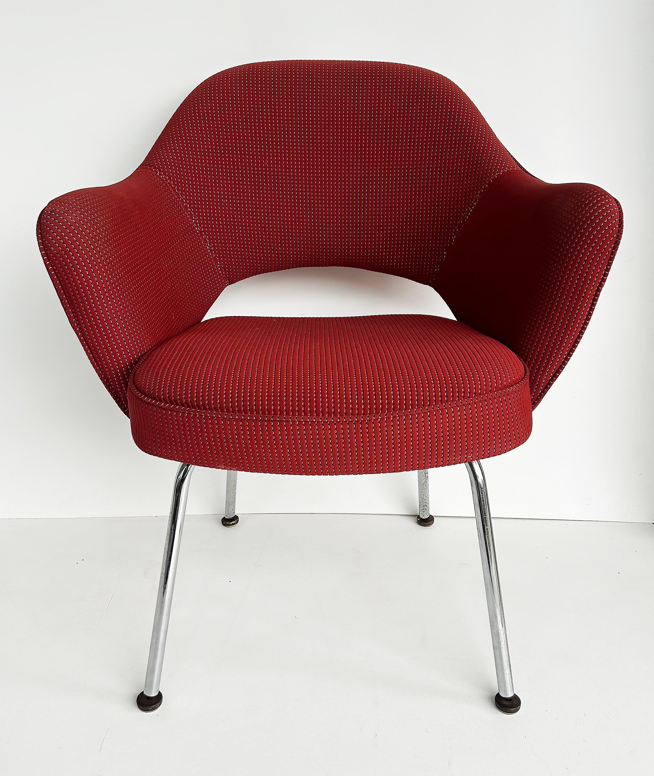 American Knoll Eero Saarinen Executive Armchair #71 From Seagram Bldg., N.Y.C., Set of 4 For Sale