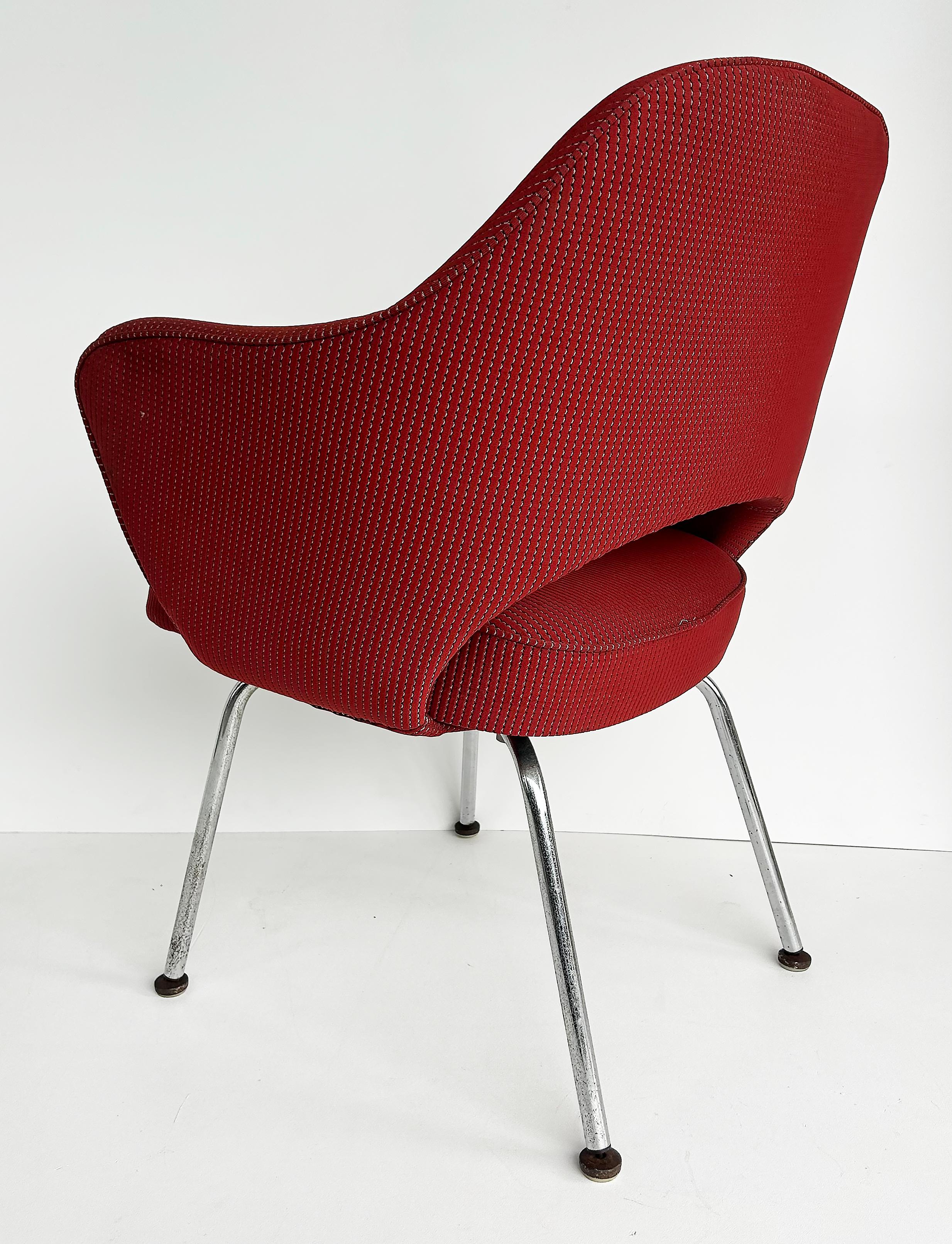 Knoll Eero Saarinen Executive Armchair #71 From Seagram Bldg., N.Y.C., Set of 4 For Sale 2
