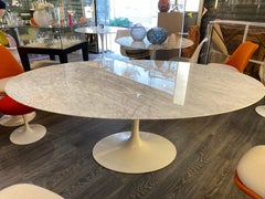 Knoll & Eero Saarinen Oval Marble Dining Table
