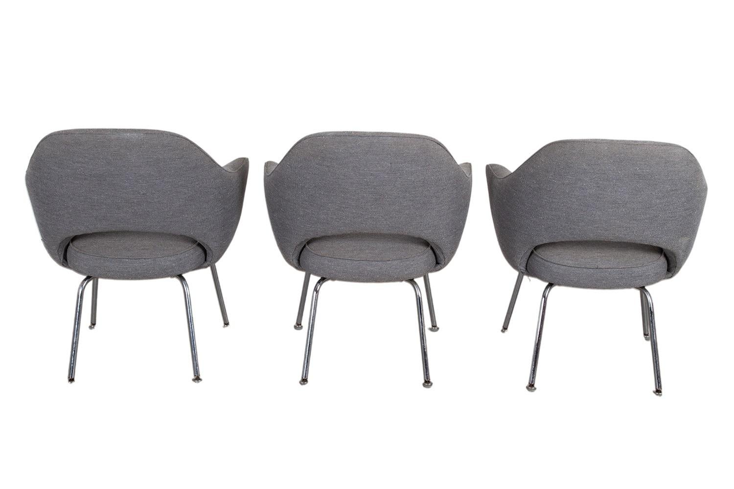 Americano Poltrone direzionali Knoll in stile Eero Saarinen 6 disponibili in vendita