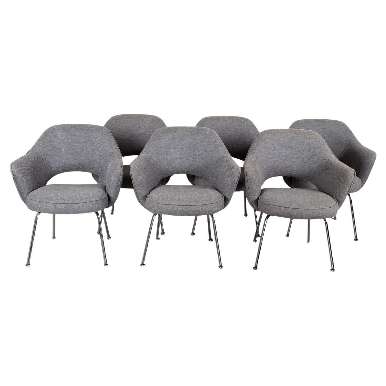Knoll Eero Saarinen Style Executive Armchairs 6 Avail