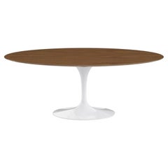 Knoll & Eero Saarinen "Tulip" Oval Table, "Walnut" Top