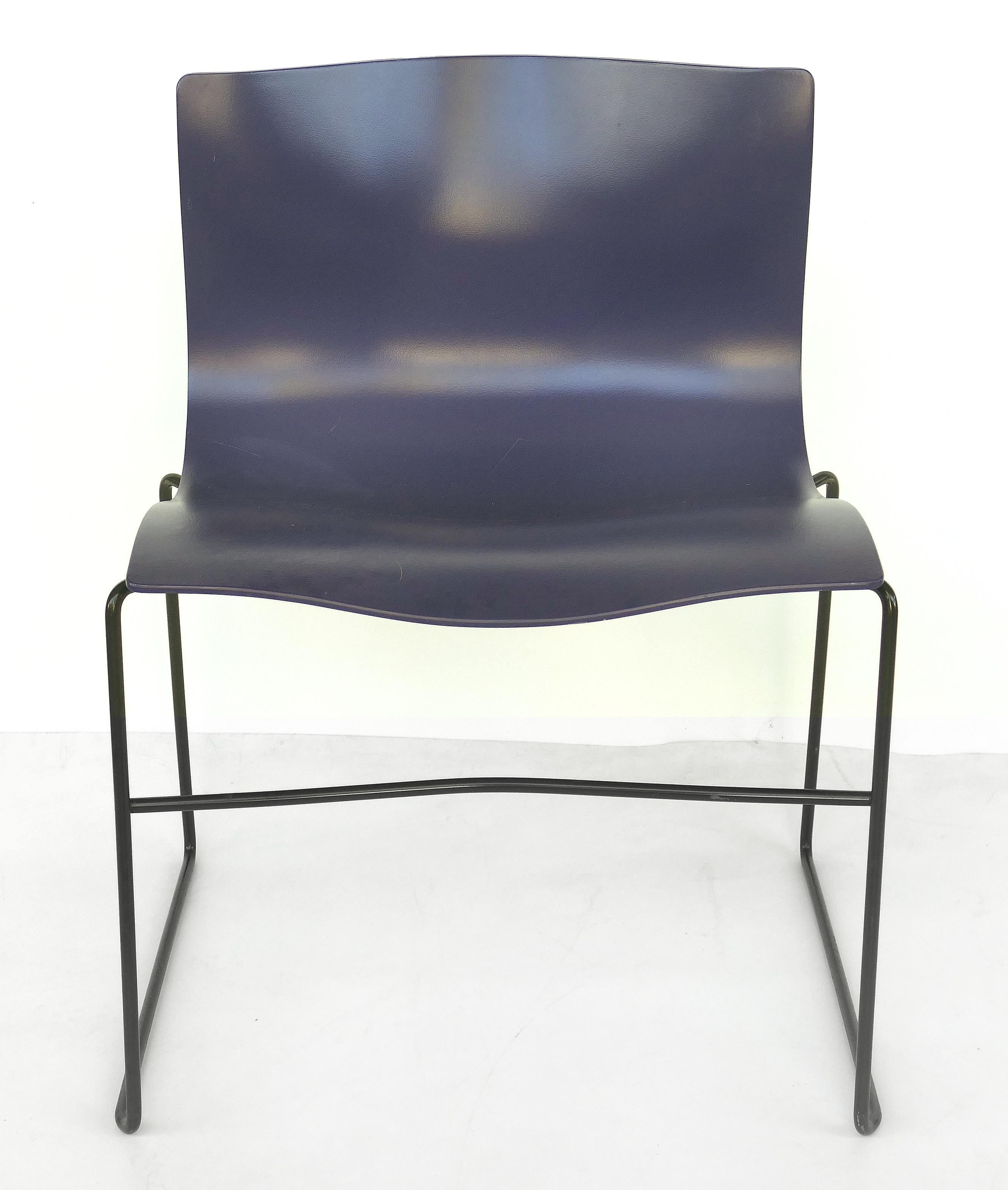 Modern Knoll Ergonomic Handkerchief Chairs by Massimo and Lelia Vignelli, circa 1980s