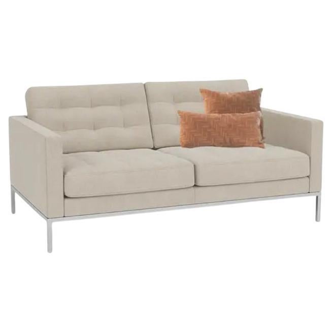 Florence Knoll Relaxed Zweisitzer-Sofa im Angebot