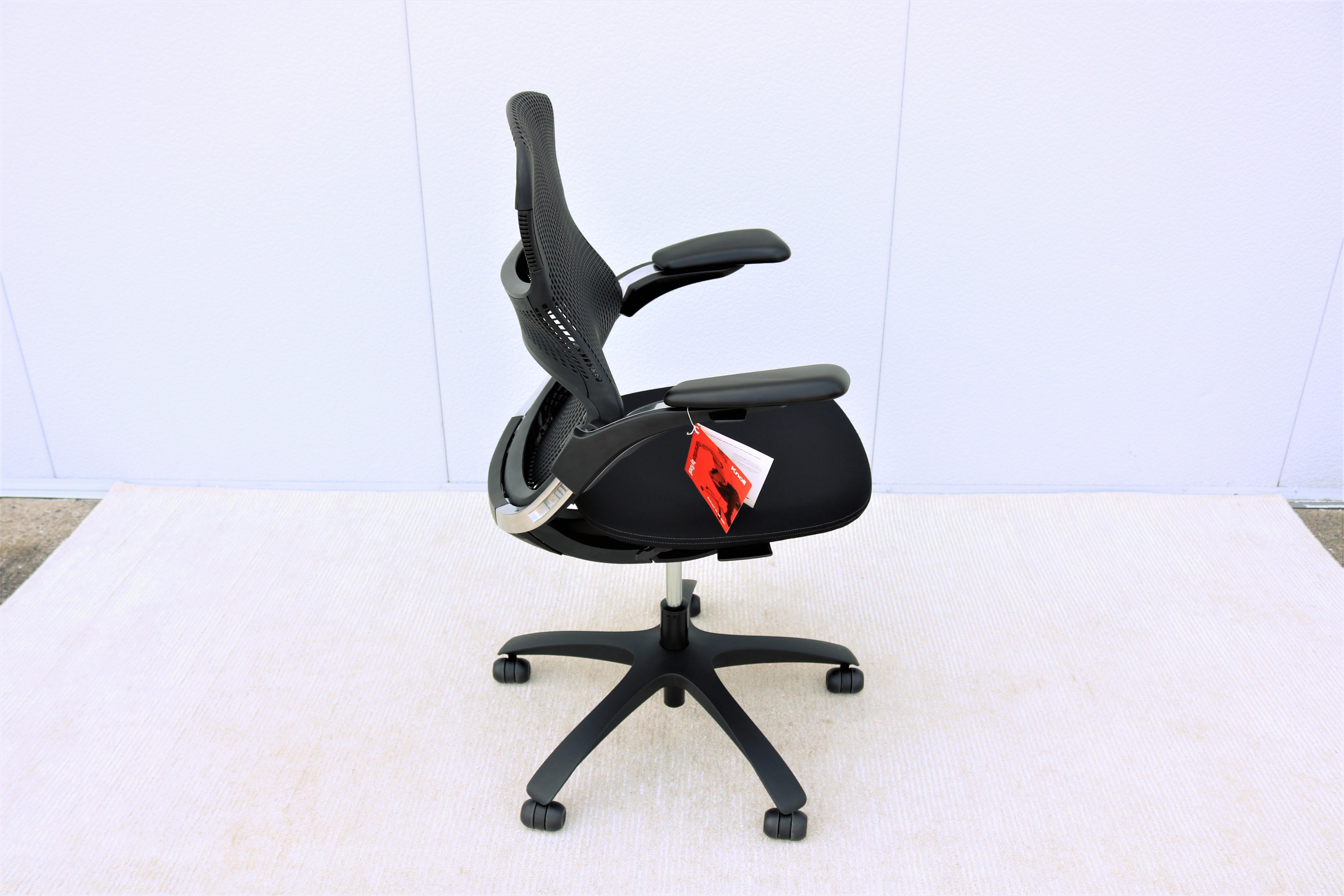 Knoll Generation Schwarzer ergonomischer Büro-Schreibtischstuhl, vollständig verstellbar, brandneu im Angebot 3