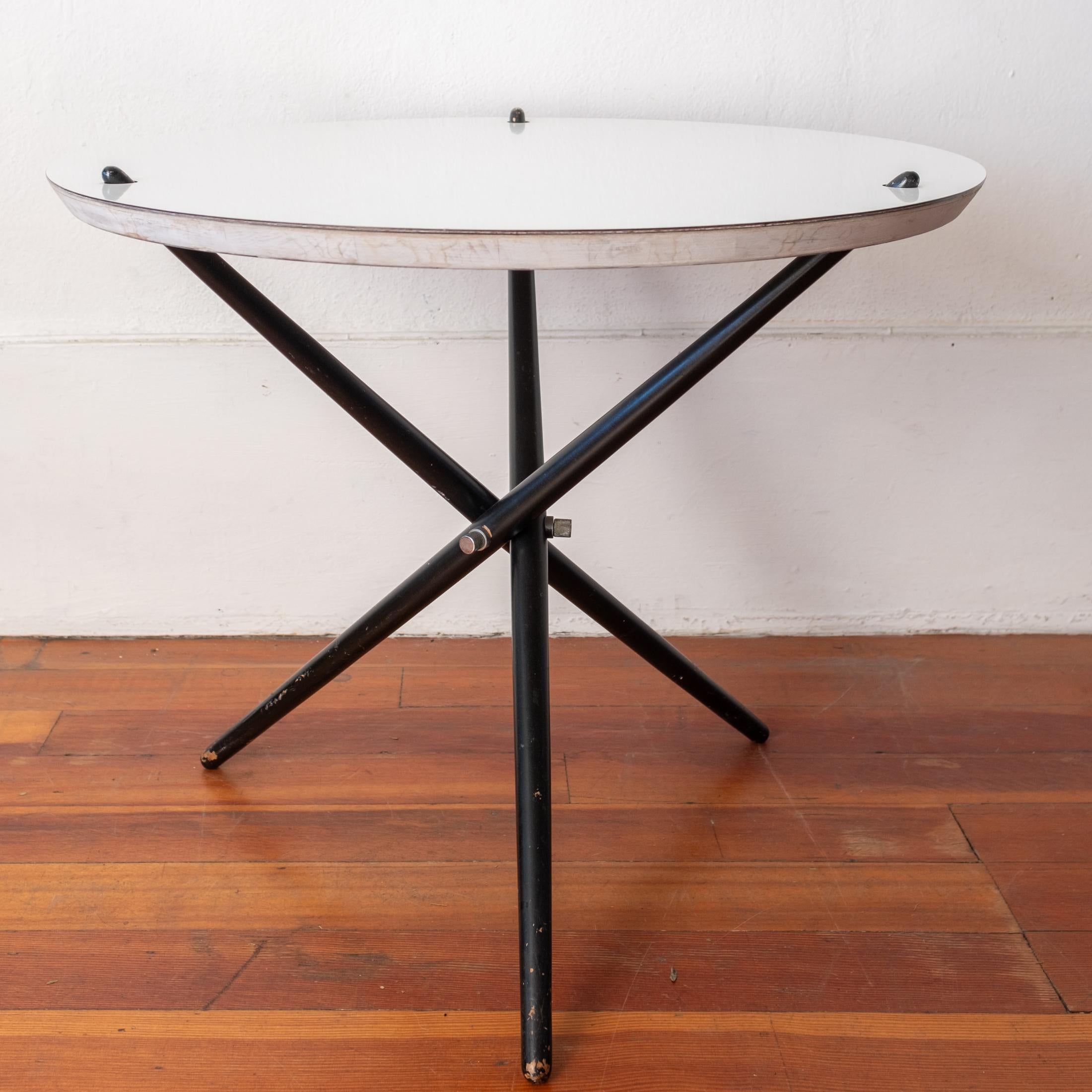 Mid-Century Modern Knoll Hans Bellman Tripod Occasional Table Mid Century For Sale