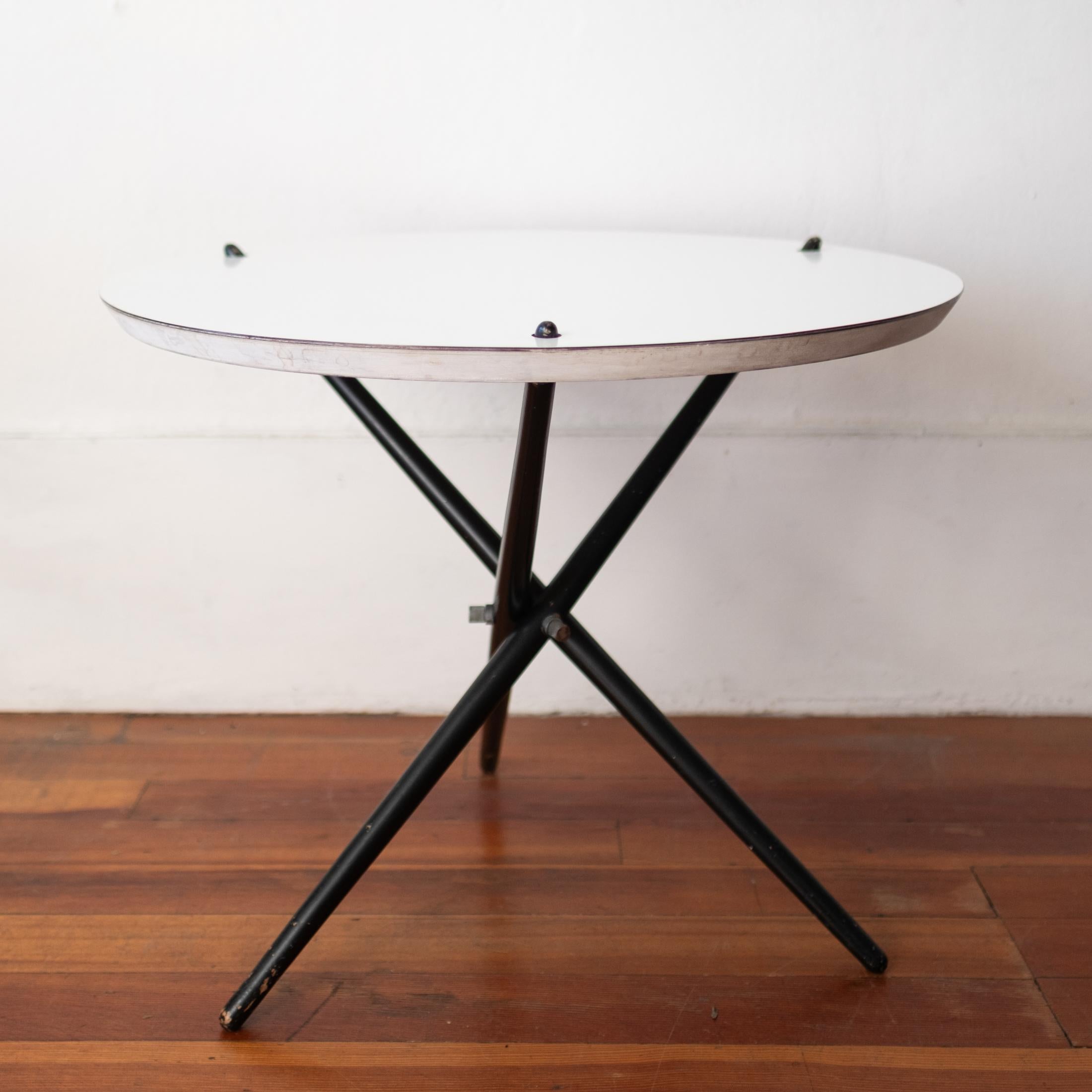 Knoll Hans Bellman Tripod Occasional Table Mid Century For Sale 1