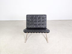 Knoll Intenational Barcelona Sessel Mies van der Rohe Leder schwarz