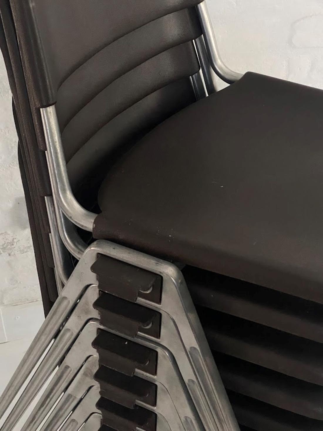 Chaises empilables Knoll International 1601 modèle Don Albinson 1970 en vente 2