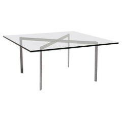 Knoll International Barcelona Glas Couchtisch Tisch