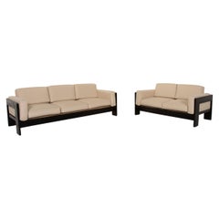 Knoll International Bastiano Fabric Sofa Set Cream 1x Three-Seater 1x