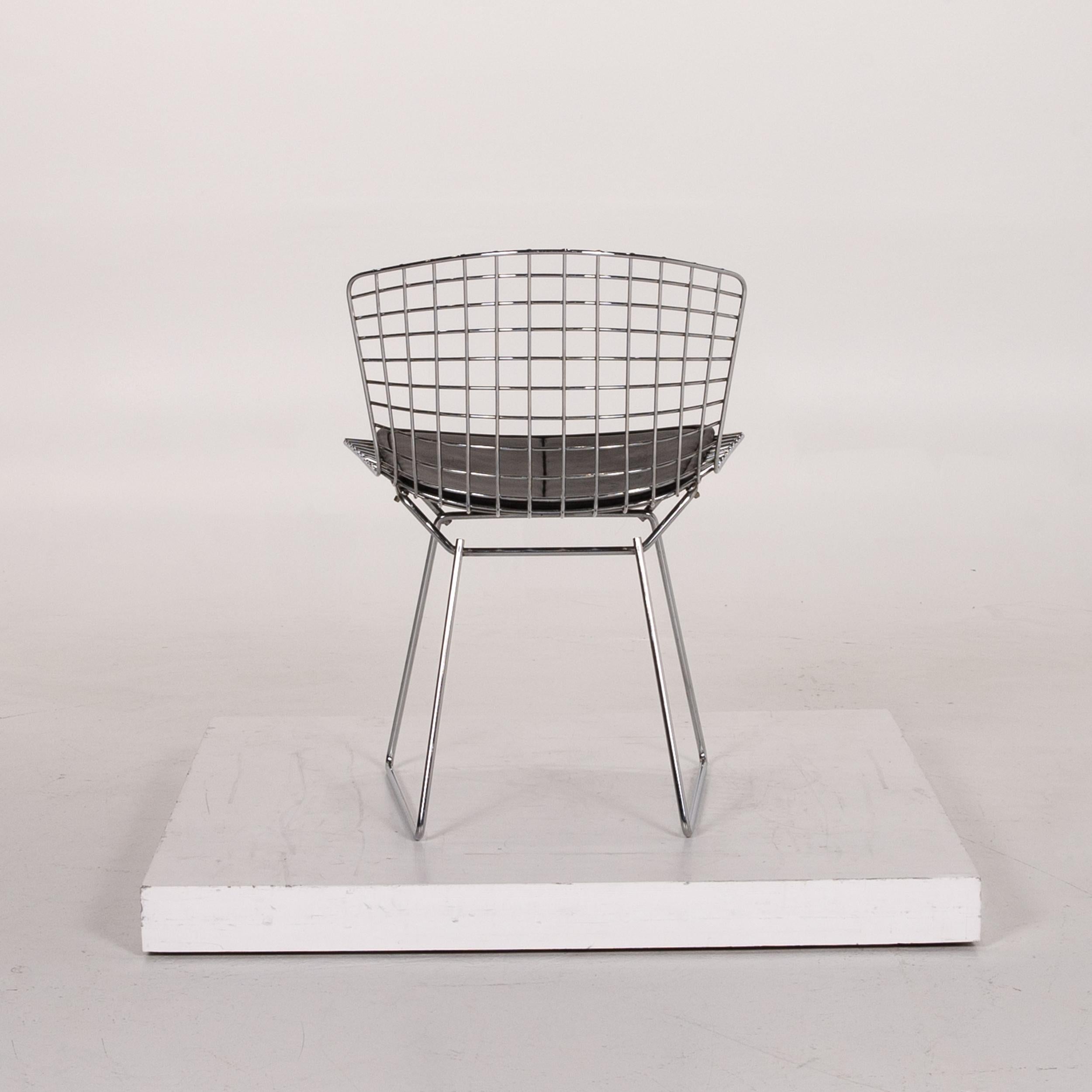 Knoll International Bertoia Side Chair Metal Chair Armchair For Sale 3