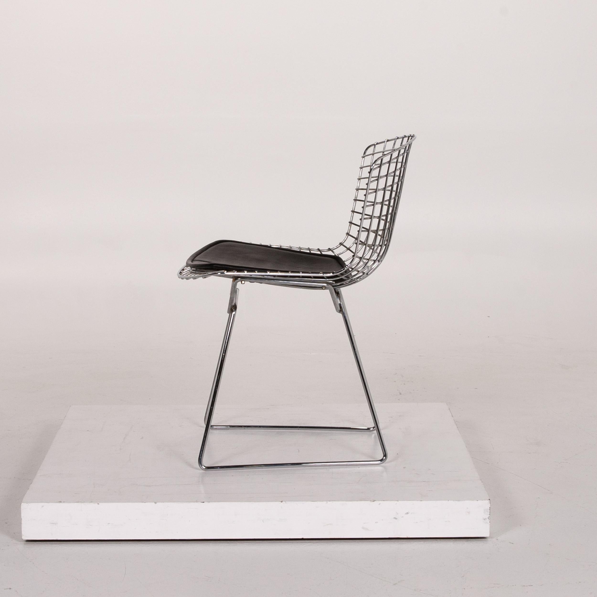 Knoll International Bertoia Side Chair Metal Chair Armchair For Sale 4