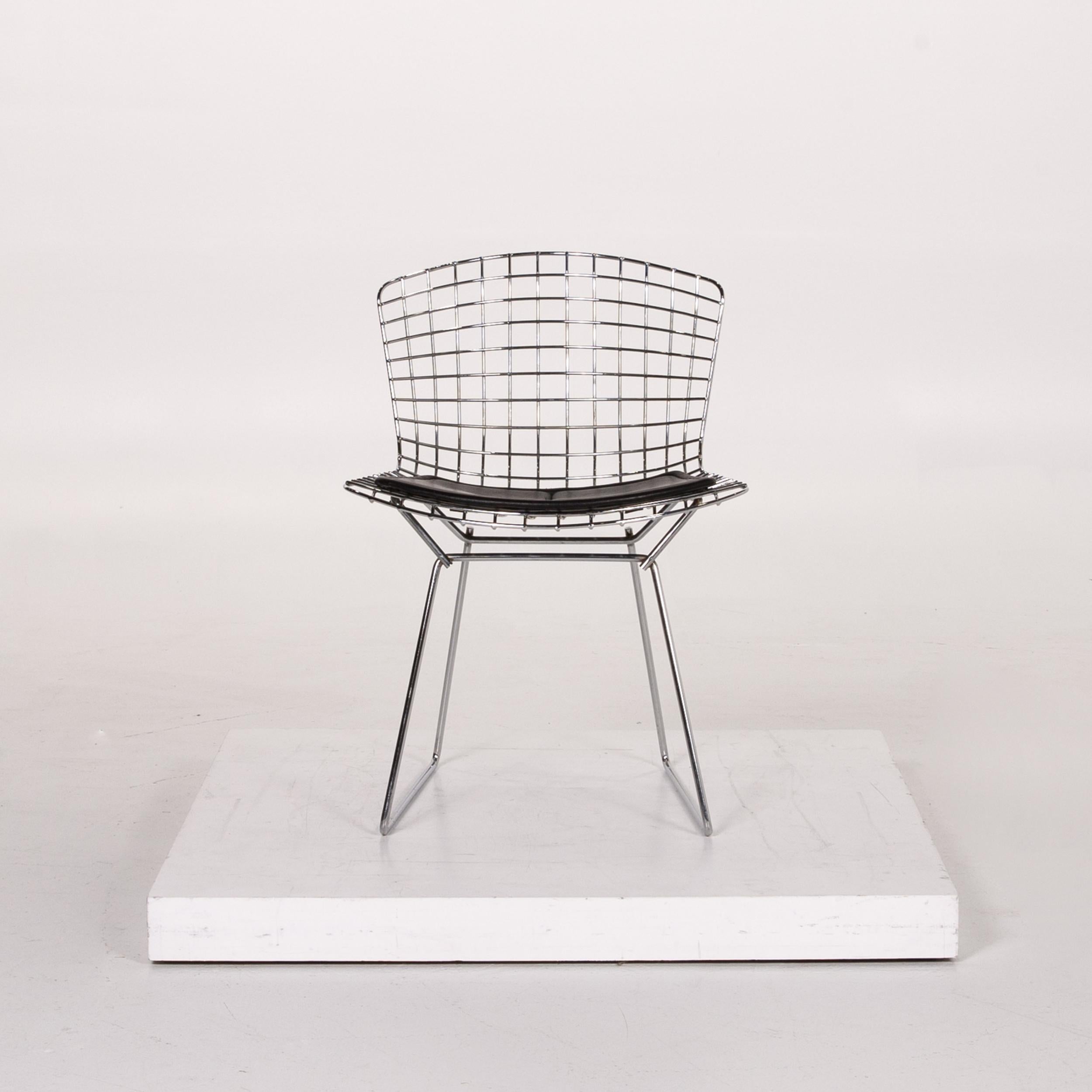 Knoll International Bertoia Side Chair Metal Chair Armchair In Good Condition For Sale In Cologne, DE