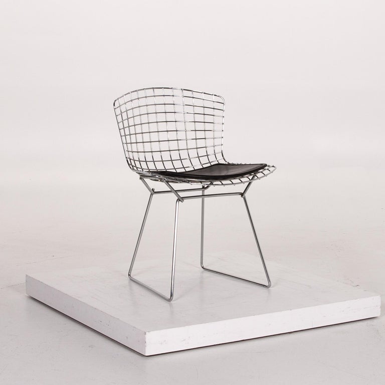 Knoll International Bertoia Side Chair Metal Chair Armchair For Sale At 1stdibs