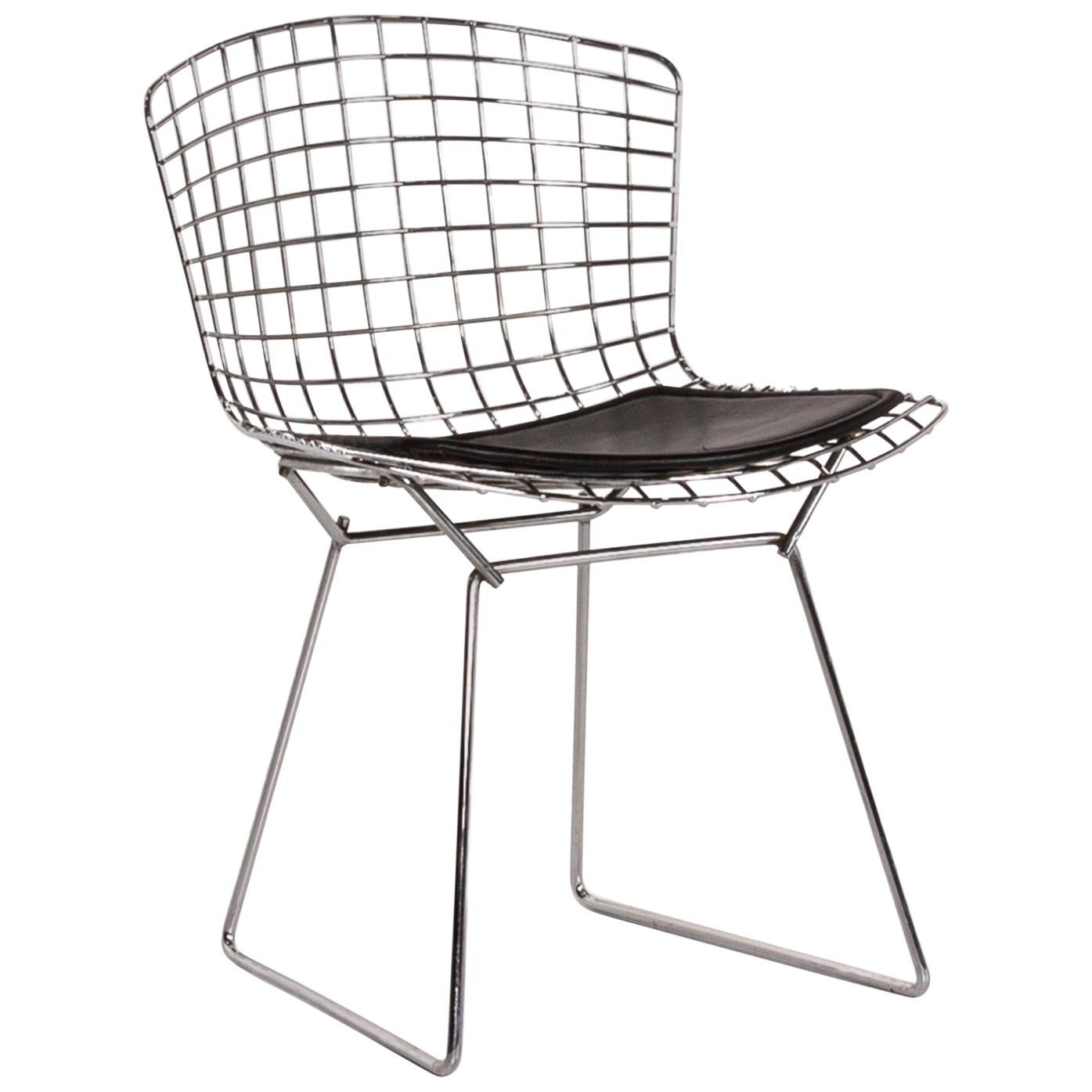 Knoll International Bertoia Side Chair Metal Chair Armchair For Sale
